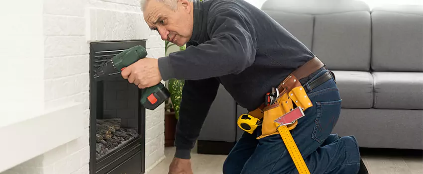 New Indoor Fireplace Installation in Franklin Square, New York