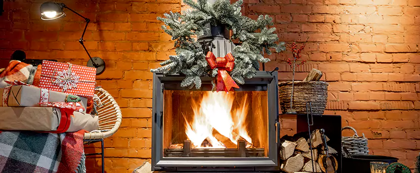 Travis Industries Linear Gas Fireplace Installation in Franklin Square, New York