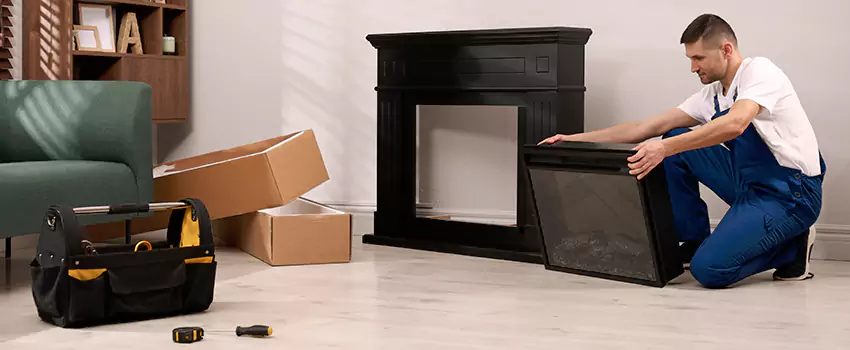Old Rusted Metal Fireplace Repair And Replacement in Franklin Square, NY