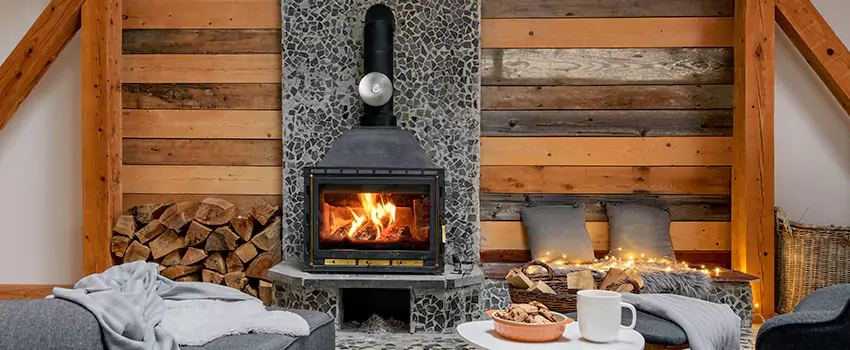 Thelin Hearth Products Direct Vent Gas Stove Fireplace Inspection in Franklin Square, New York